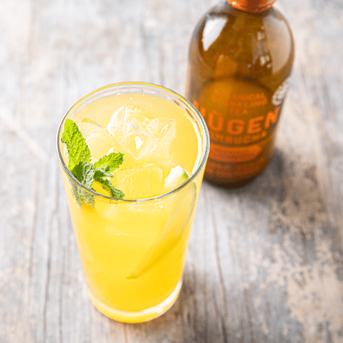Mango-tumeric Kombucha