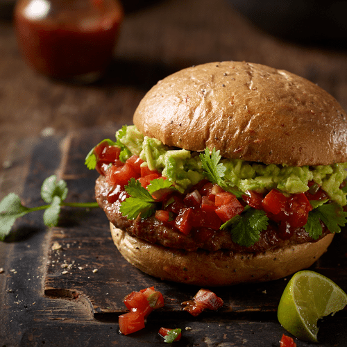 Avocado Salsa Burger