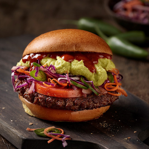 Spicy Slaw Burger