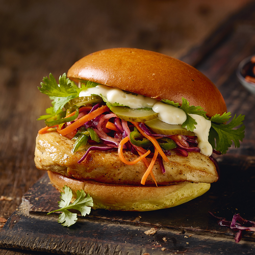 Sriracha Chicken Burger