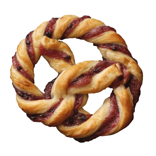 Brezel Kirsche