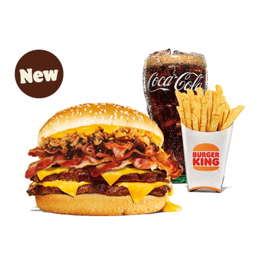 CRAZY CHEESE BBQ DOUBLE MENU