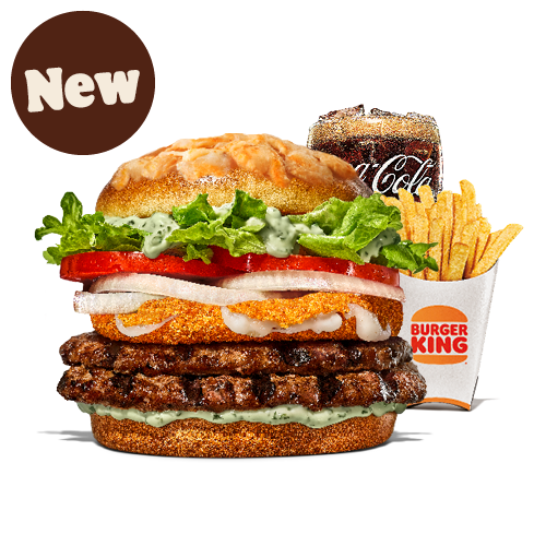 MOZZARELLA DOUBLE BEEF MENU