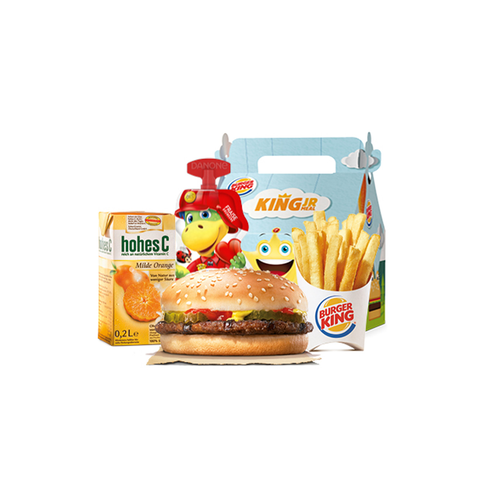 King Junior Meal Hamburger