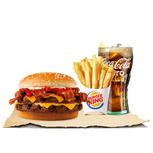 DOUBLE BACON KING MENU