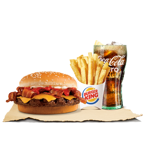 THE BACON KING MENU