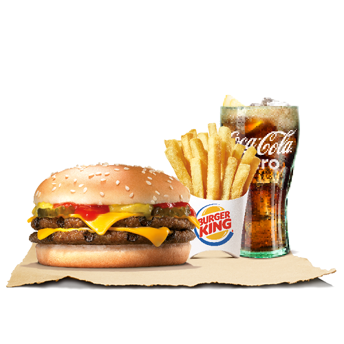 Double Cheeseburger Large Menü