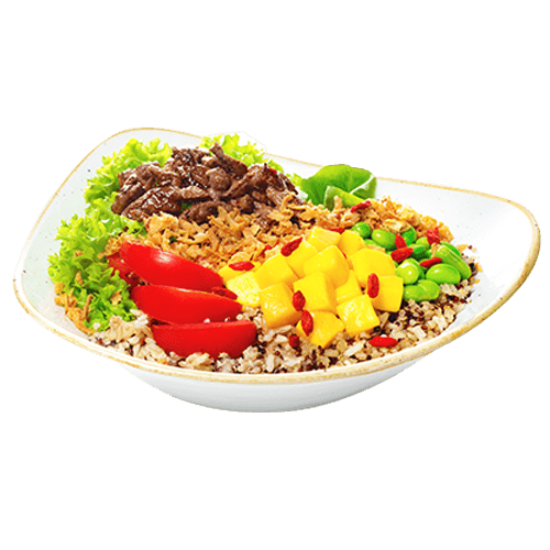 Crunchy Beef Bowl