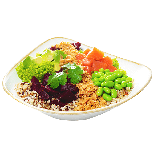 Lachs Avocado Bowl