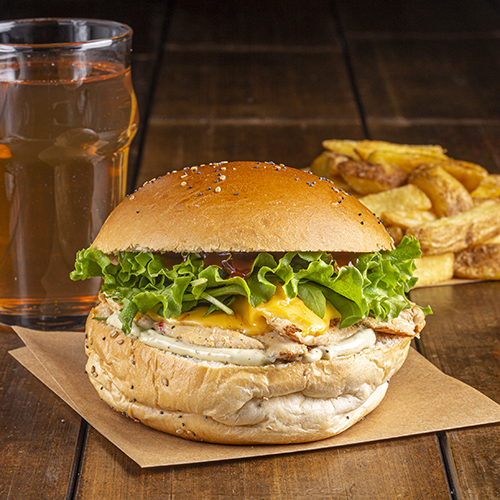 MENU BBQ CHICK'N'CHEESE