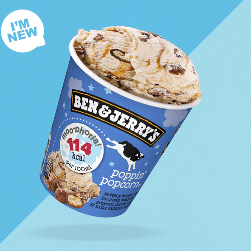 Ben & Jerry's Poppin Popcorn (Light) (465ml)