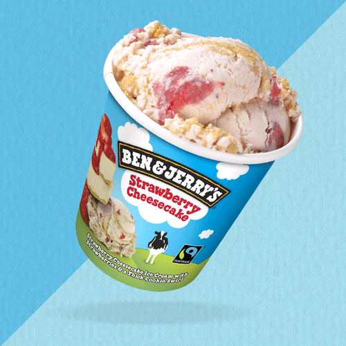 Ben & Jerry's Strawberry Cheesecake (465ml)