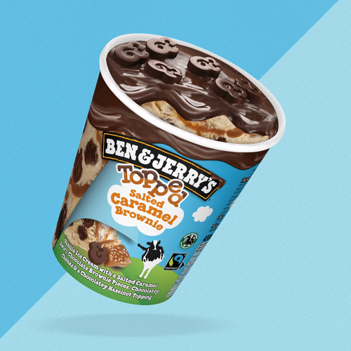 Ben & Jerry's Topped Salted Caramel Brownie (465ml)