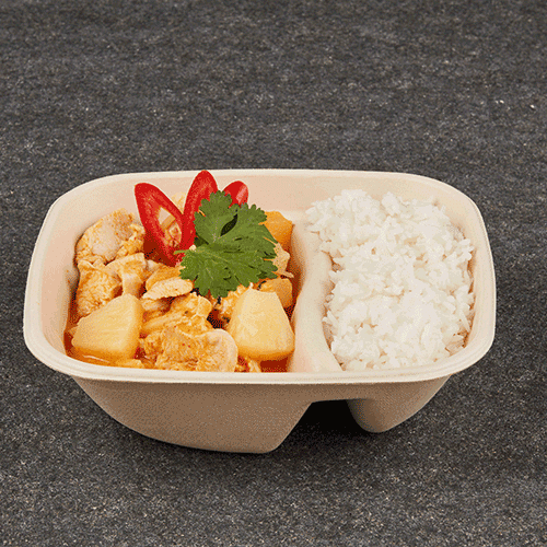 Rotes Thai Curry mit Jasminreis