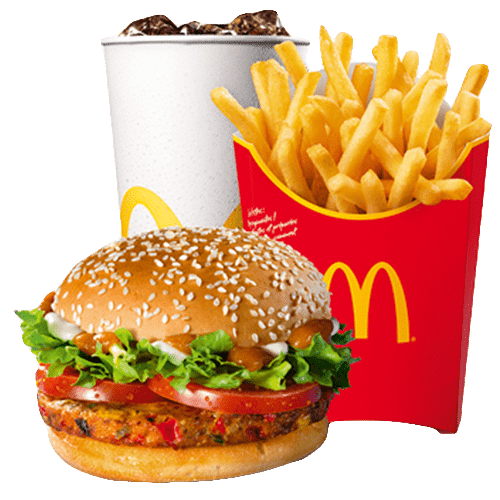 Quinoa Curry Burger Menu