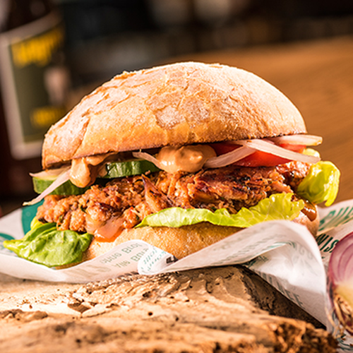 Pulled Pork BBQ Burger