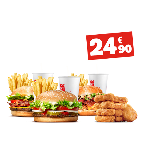 3 Menus + 9 Nuggets
