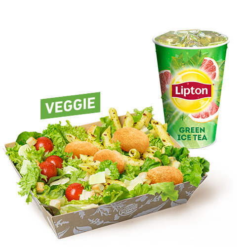 La Caesar : Crousty cheese et penne