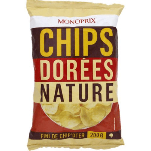 Chips Nature Monoprix 200g