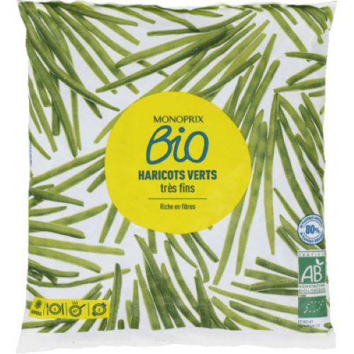 Haricots verts Monoprix BIO 600g