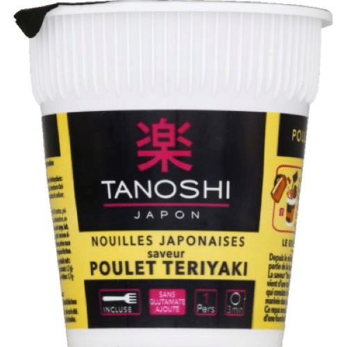 Nouilles Cup Poulet Teriya Tanoshi 65g