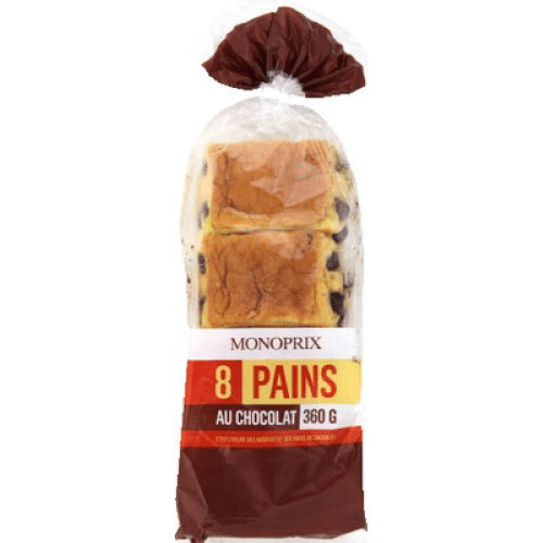Pains au chocolat Monoprix x8