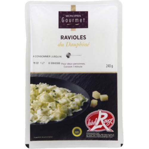 Ravioles du dauphiné Monoprix Gourmet 240g