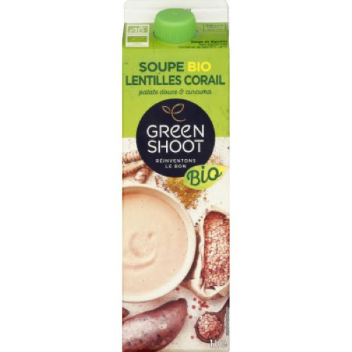 Soupe Lentille Corail BIO Greenshoot 1L