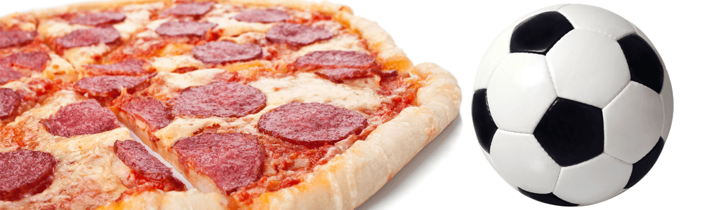 Promotion coupe du monde pizza's 24 cm