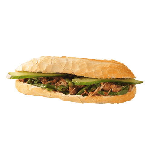Broodje zoutvlees met kousenband