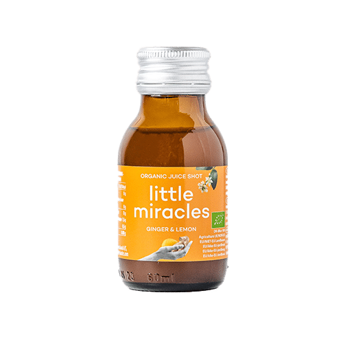 Little Miracles juice shot ginger and lemon
