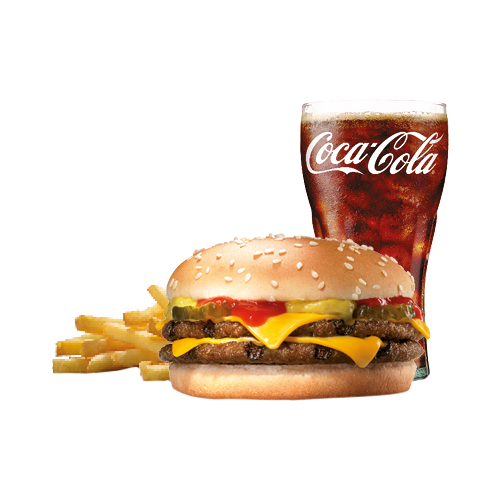 Menu Double Cheeseburger
