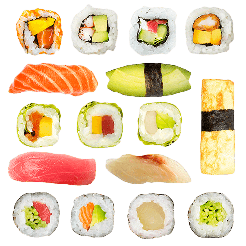 Plateau sushi mix