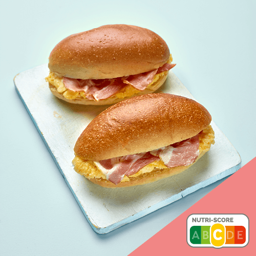 Sandwich roerei & spek