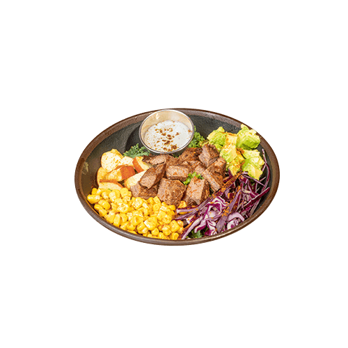 Salade o steak