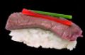 Sushi tataki boeuf wagyu