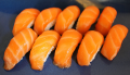 Salmon nigiri
