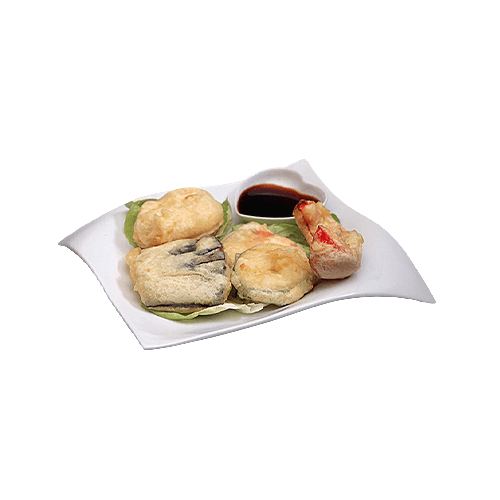 Assortment of tempura