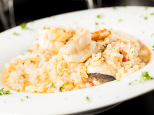 Risotto met zeevruchten