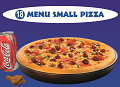 Menu small pizza (nr 18 )