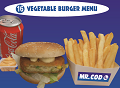Menu vegetable burger (nr 16)