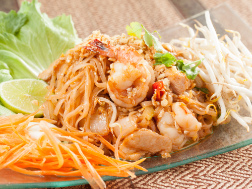 Phad thaï khung sod