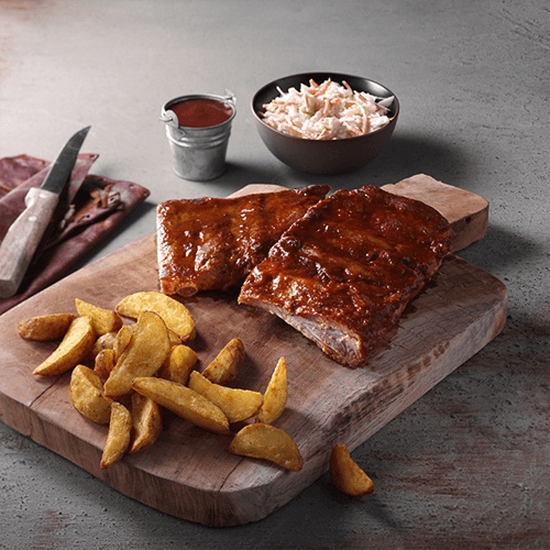 Spareribs menu