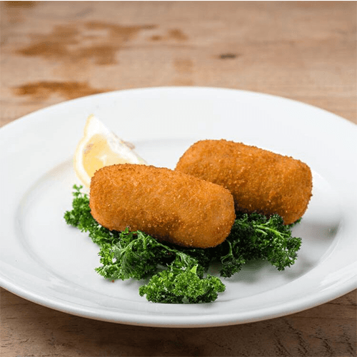 Huisgemaakte garnaalkroketjes
