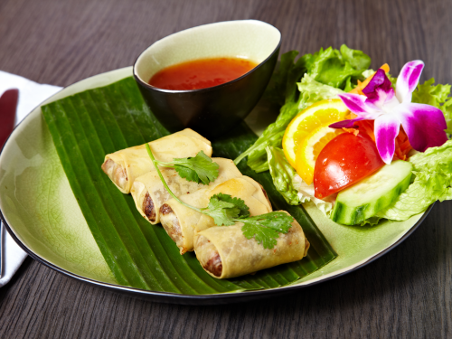Vegetarian spring rolls