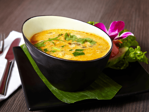 Tom yam with tofu