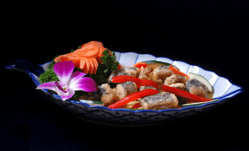 Pot-au-feu eels with coco milk