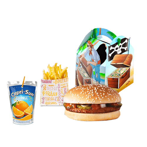 Kids Menu Hamburger