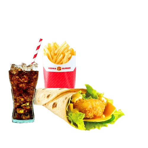 Grote wrap chicken menu