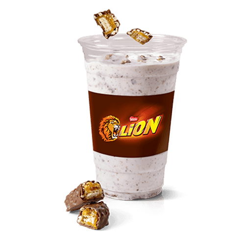 Luxe milkshake lion